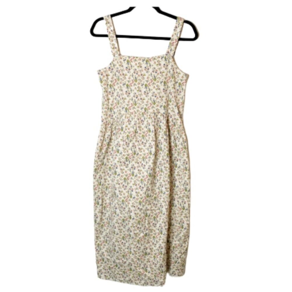 Zara Floral Flower 3 Strap Dress SZ XS
